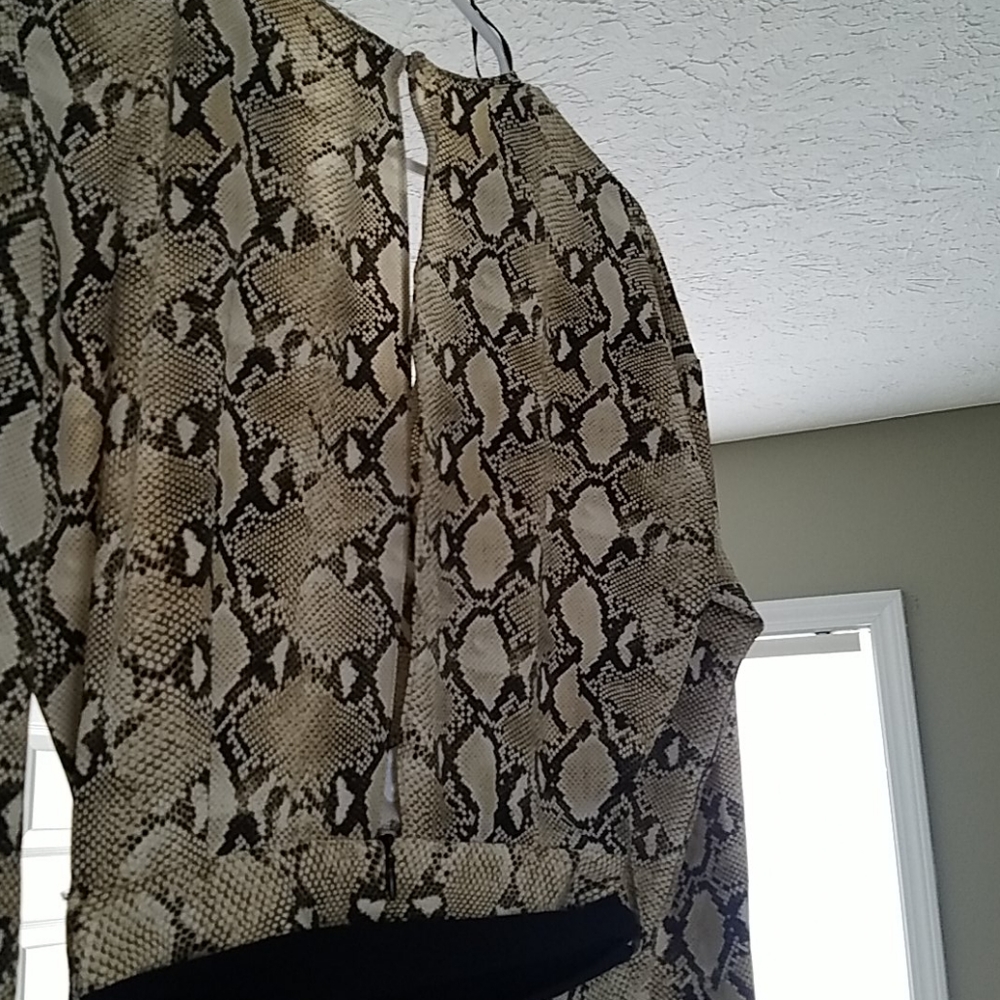 Zara Basic Python Print Jumpsuit Nwot - image 5